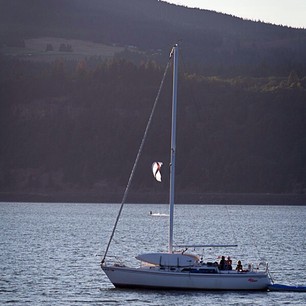 Sailboats rock. But, kites rule. photo by @paullangphoto