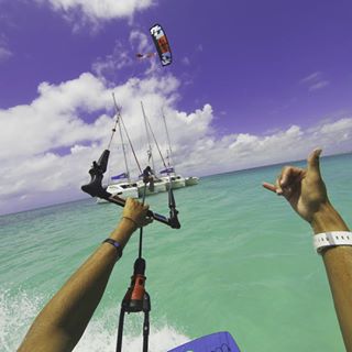  It could be you behind that kite. Enter for your chance to win a cabin for two aboard @sunsailholidays Bahamas Flotilla. Sign up at www.sunsail.com/soarthewater Photo: Robby Grimes 