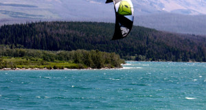 The back drop of Glacier NP just upwind. Photo Katie Literski