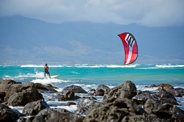 The Naish Trip targets intermediate to advanced riders that want an all-around kite that packs small for traveling. Photo Quincy Dein
