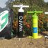 L to R: WMFG Tall Pump (2.9L/pump), new North pump (2.3L/pump), Airush traditional pump